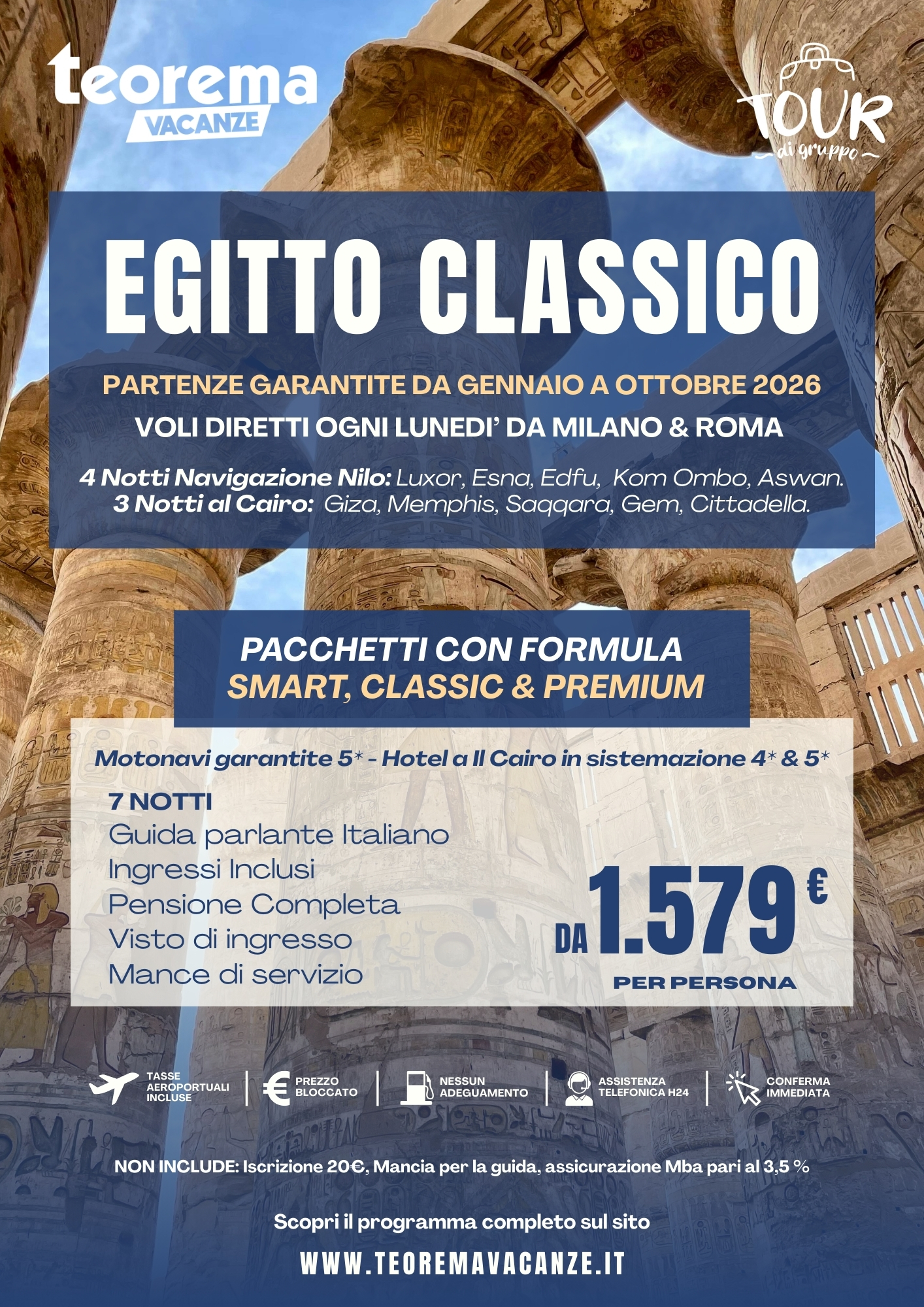 SPECIALE EGITTO CLASSICO - SUMMER 26