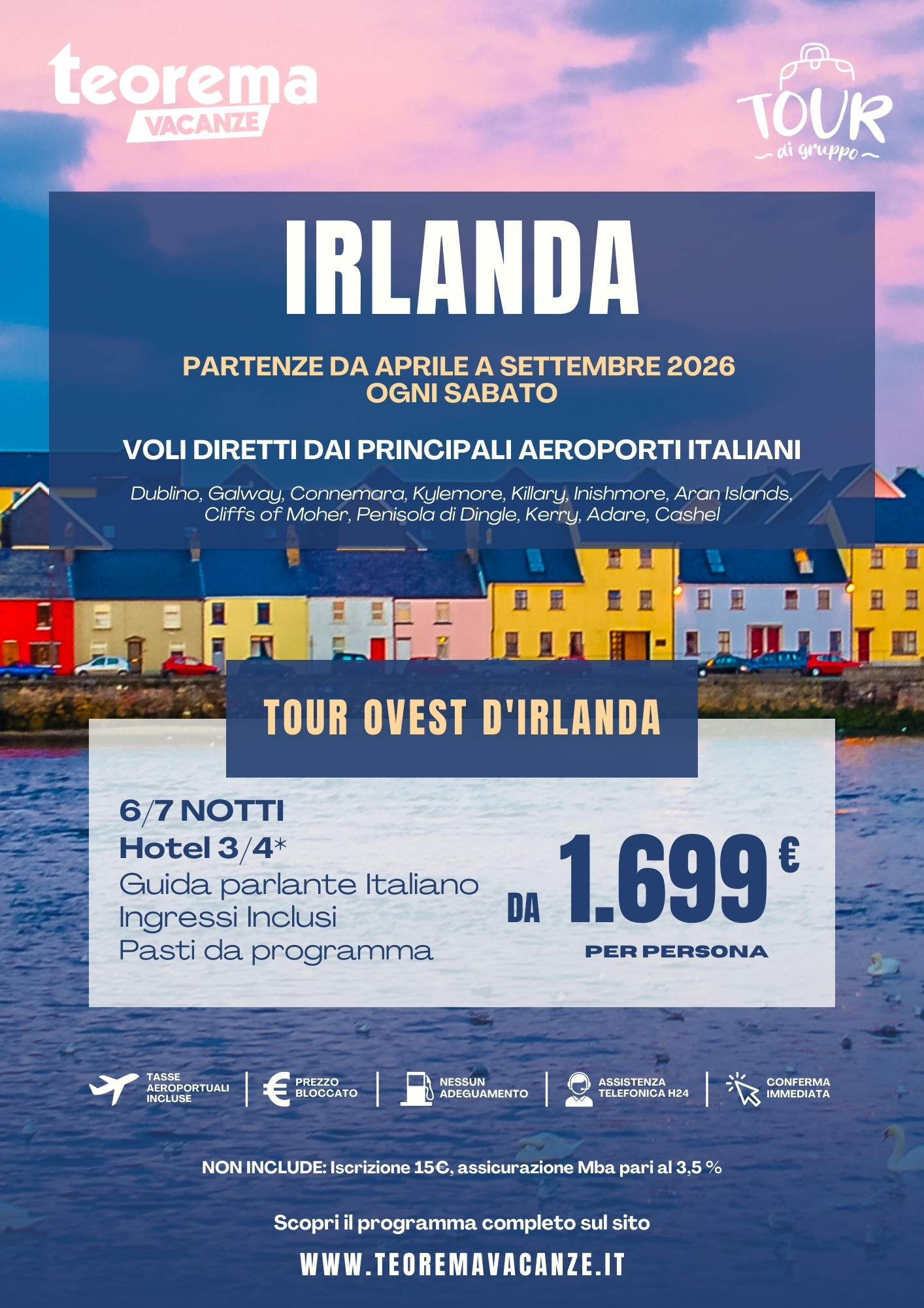 TOUR OVEST D'IRLANDA - SUMMER26