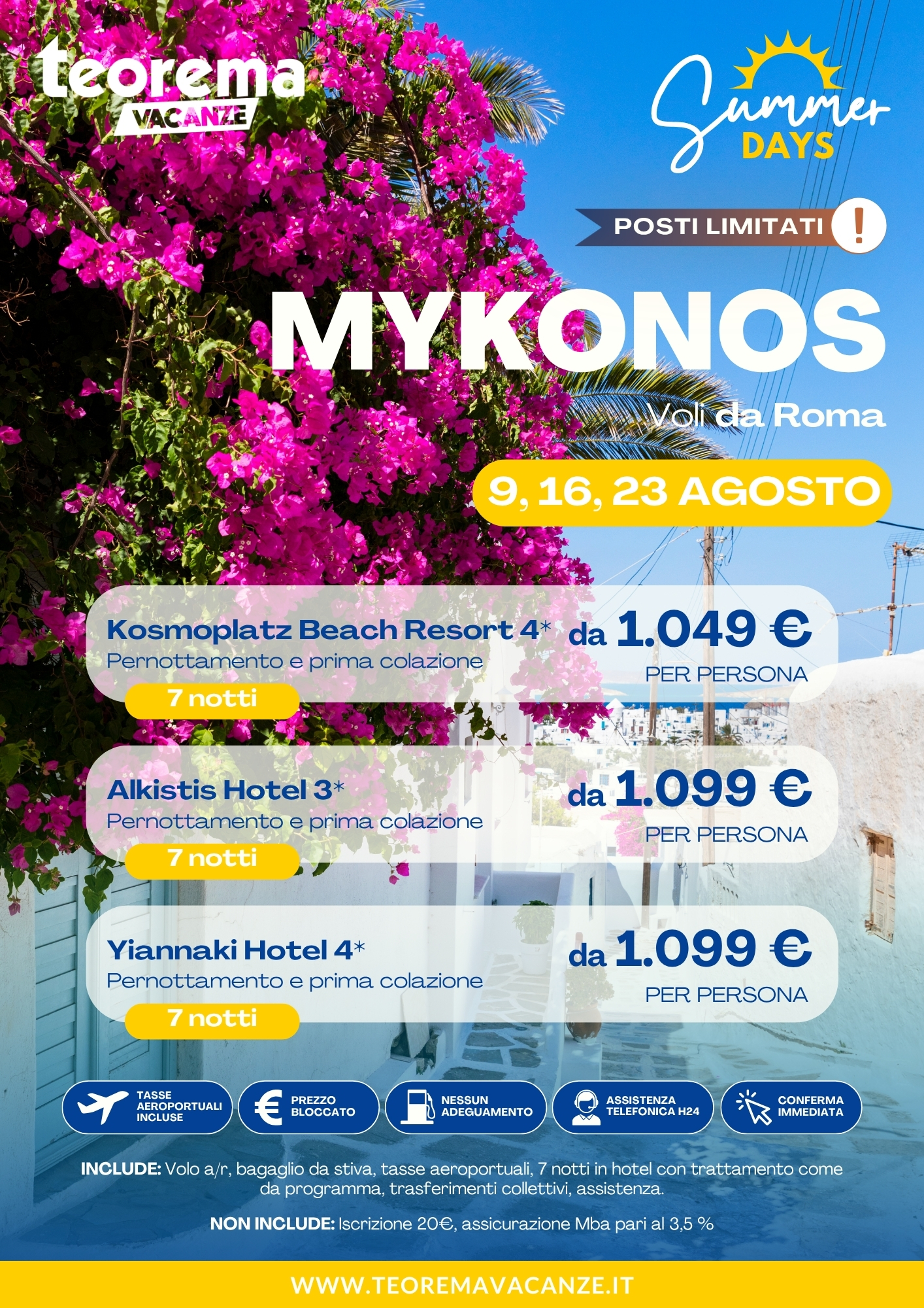 SUMMER DAYS 26 - MYKONOS - DA ROMA